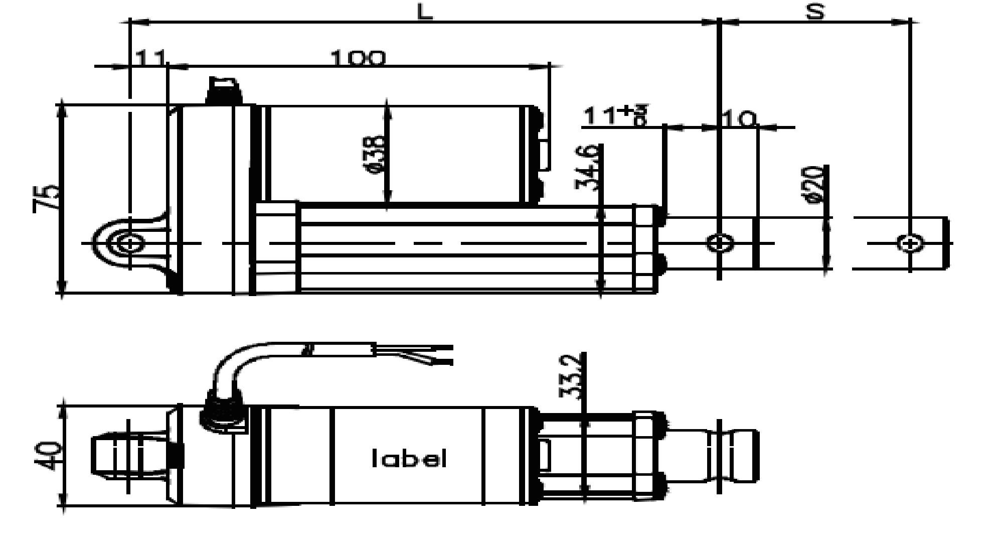 DJ806 Linear Actuator
