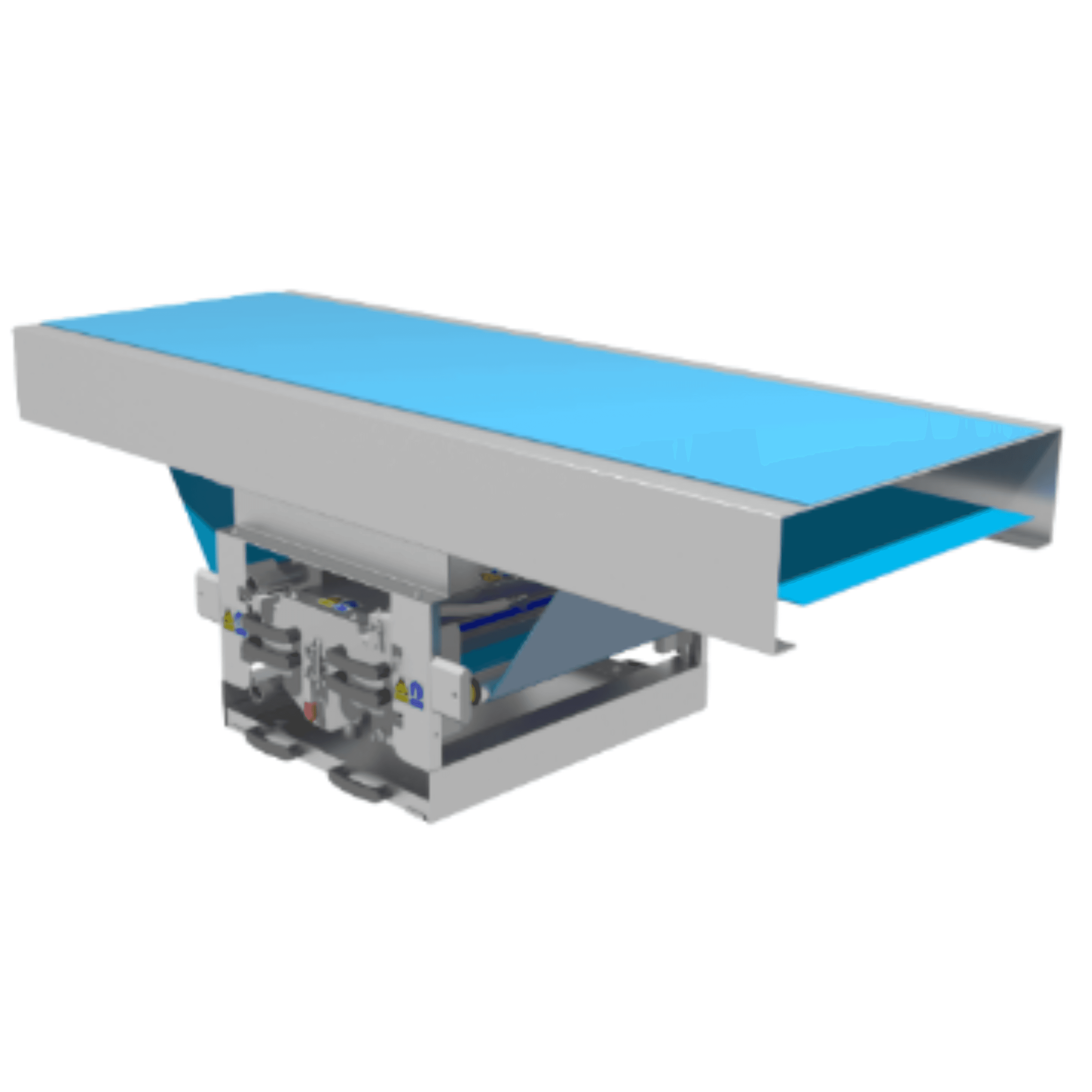 FIXED SYSTEM - DUAL (Return mounted steam cleaner for flat belts)